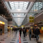 Intérieur de l'aéroport Dusseldorf
