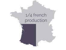 Représentation de la production de granit en France