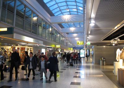 Dusseldorf aéroport en Allemagne